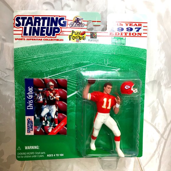 Elvis Grbac Starting Line Up 1997 Action Figure NWT NOS - Picture 8 of 8